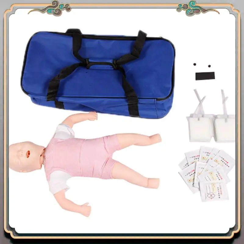A46M-Baby Prevenção de asfixia e simulador de CPRs Conjunto de manequim de treinamento de bloqueio de vias aéreas infantil para fornecedores de carrinhos infantis
