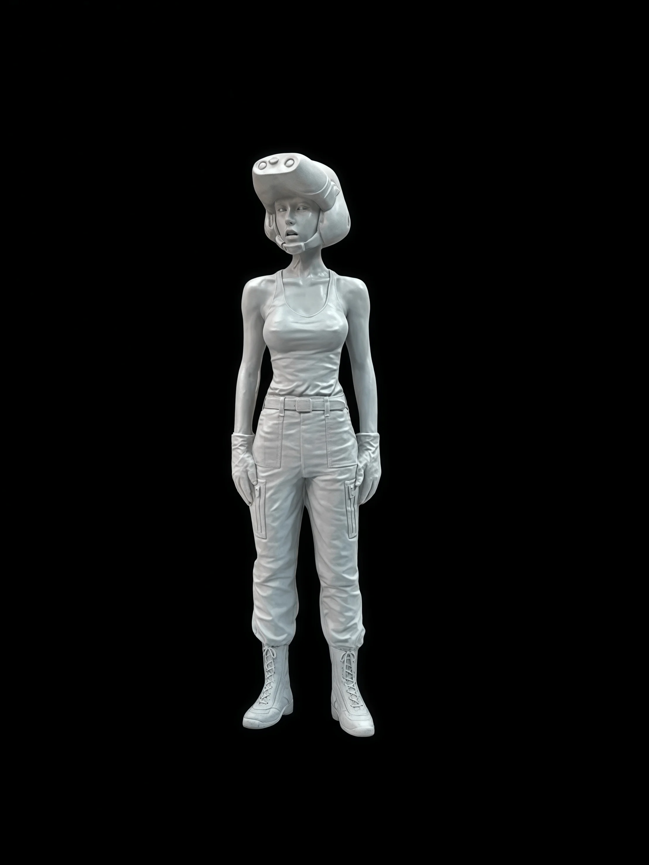

1/35 Casting Resin Model Assembly Kit, GK, Female astronaut, unpainted
