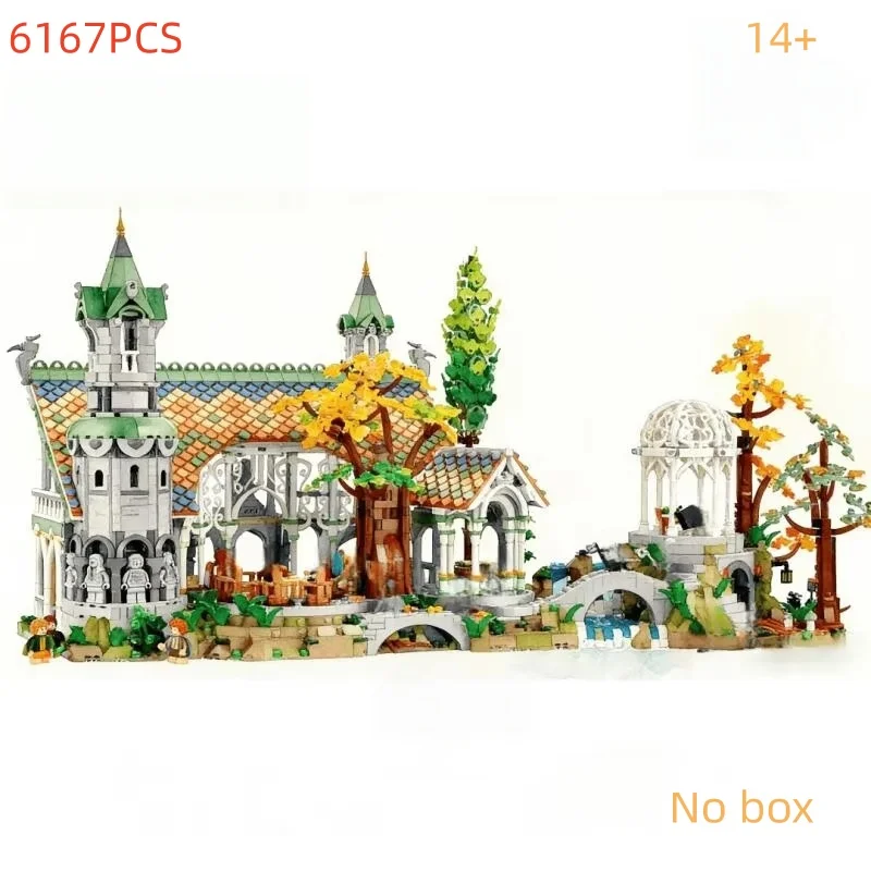 2026 New 6167pcs Circular Movie Series Street Scene Model Compatible With Home Decor Style For Adult's Christmas Birthday Gifts