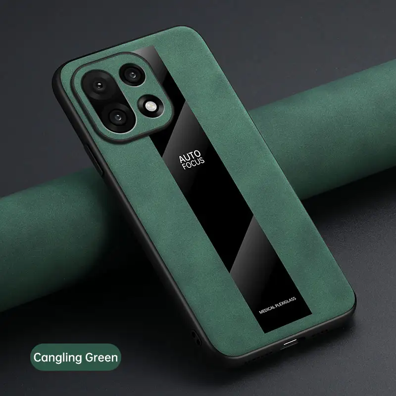 For Oneplus 15 Case Luxury Leather Texture Carbon Fiber Pattern Sheepskin Skin Feel Bumper Back Cover For Oneplus 15 - Image 9