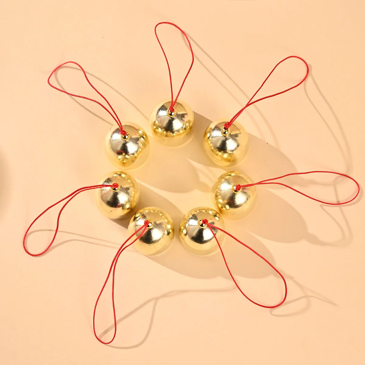 جرس معدني 2.8 DIY مواد وإكسسوارات رنين الرياح جرس عيد الميلاد قلادة رنين الرياح مواد تزيين الجرس الصغير #2