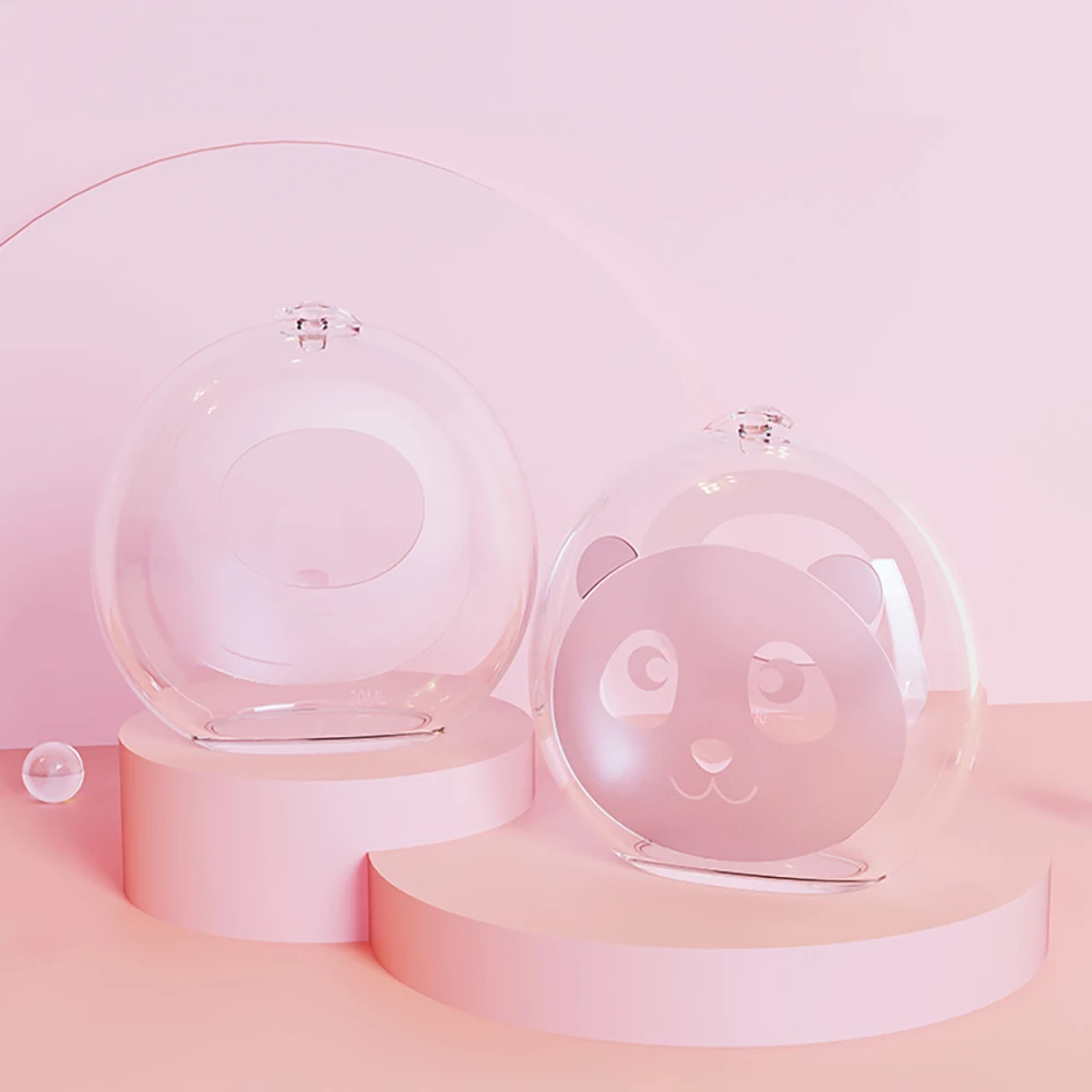 

1 шт. скрытый носимый чехол для молокоотсоса без помощи рук, прозрачный силиконовый материал, для кормящих мам, удобный