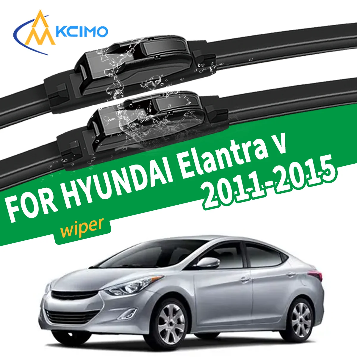 

For HYUNDAI Elantra v 2011-2015 Windshield Wiper Blades Silent Automotive Replacement Parts Premium Quality Front Window Wiper