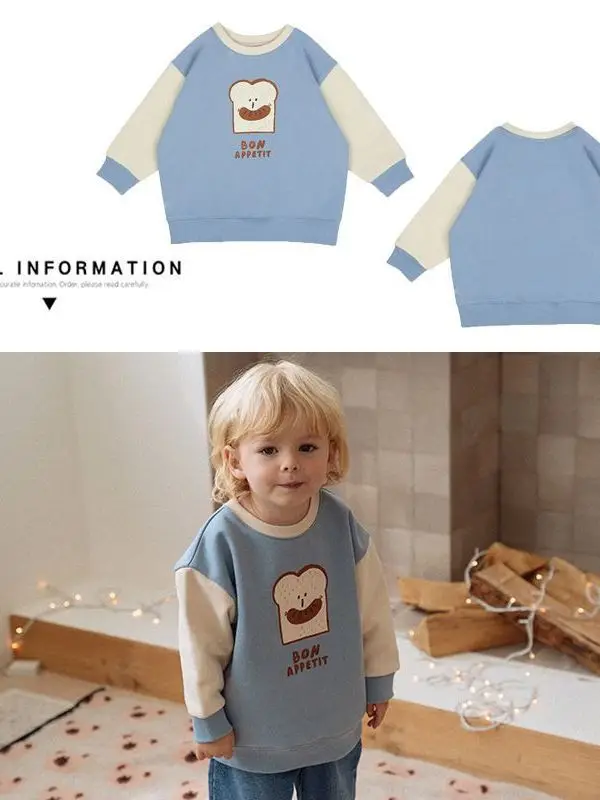 

Jenny&Dave Children's and boys' top 2023 winter clothing new product Nordic version trendy casual children's clothing cute anima