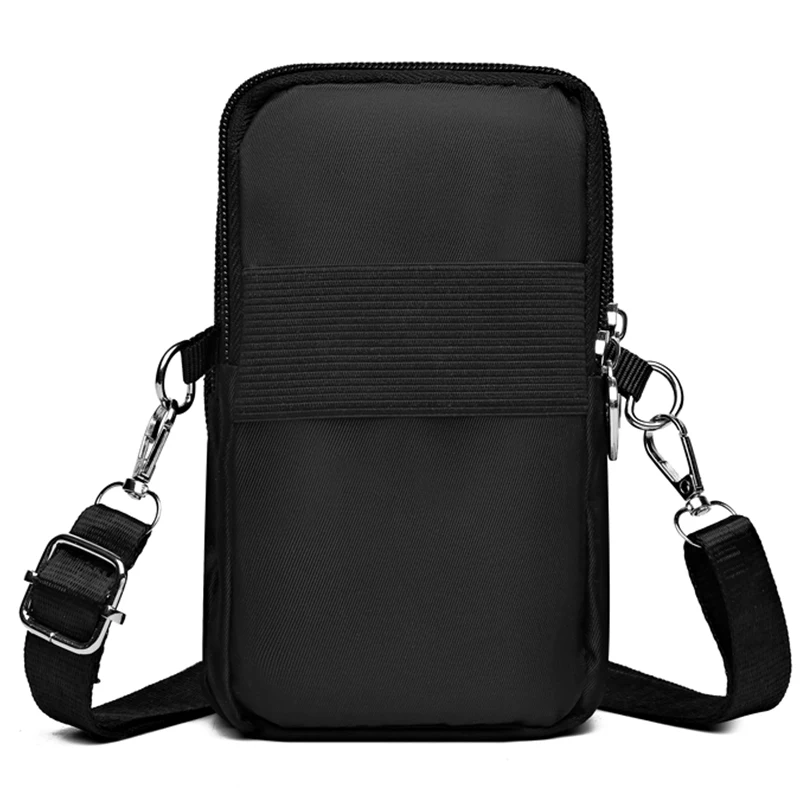 Mobile Phone Bag, Women's Cross-Body mini Handbag, Versatile Canvas Bag, Vertical Style Clutch Bag
