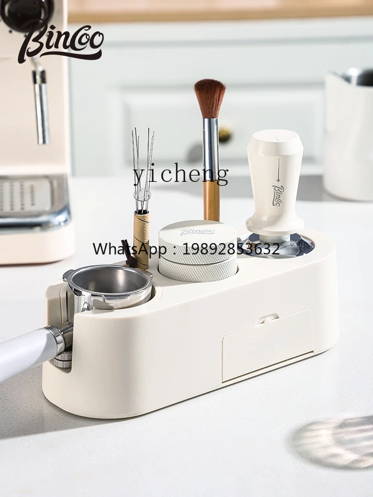 Coffee Tamper Suit Coffee Distributor Base Three-Piece Coffee Machine