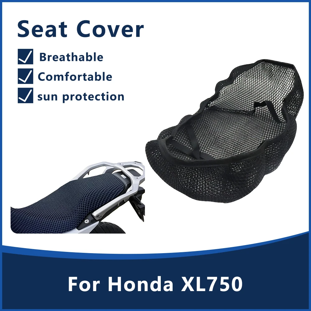 

Чехол на сиденье мотоцикла Honda XL750 XL 750, 3D сетчатая ткань, Нескользящая дышащая подушка, теплоизоляция, защита от царапин