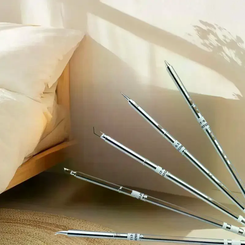 T12 I ILS J02 JL02 K KU Soldering Iron Tips Kit; Suitable for Hakko Fx951 DIY T12 Soldering Iron for Welding Works.