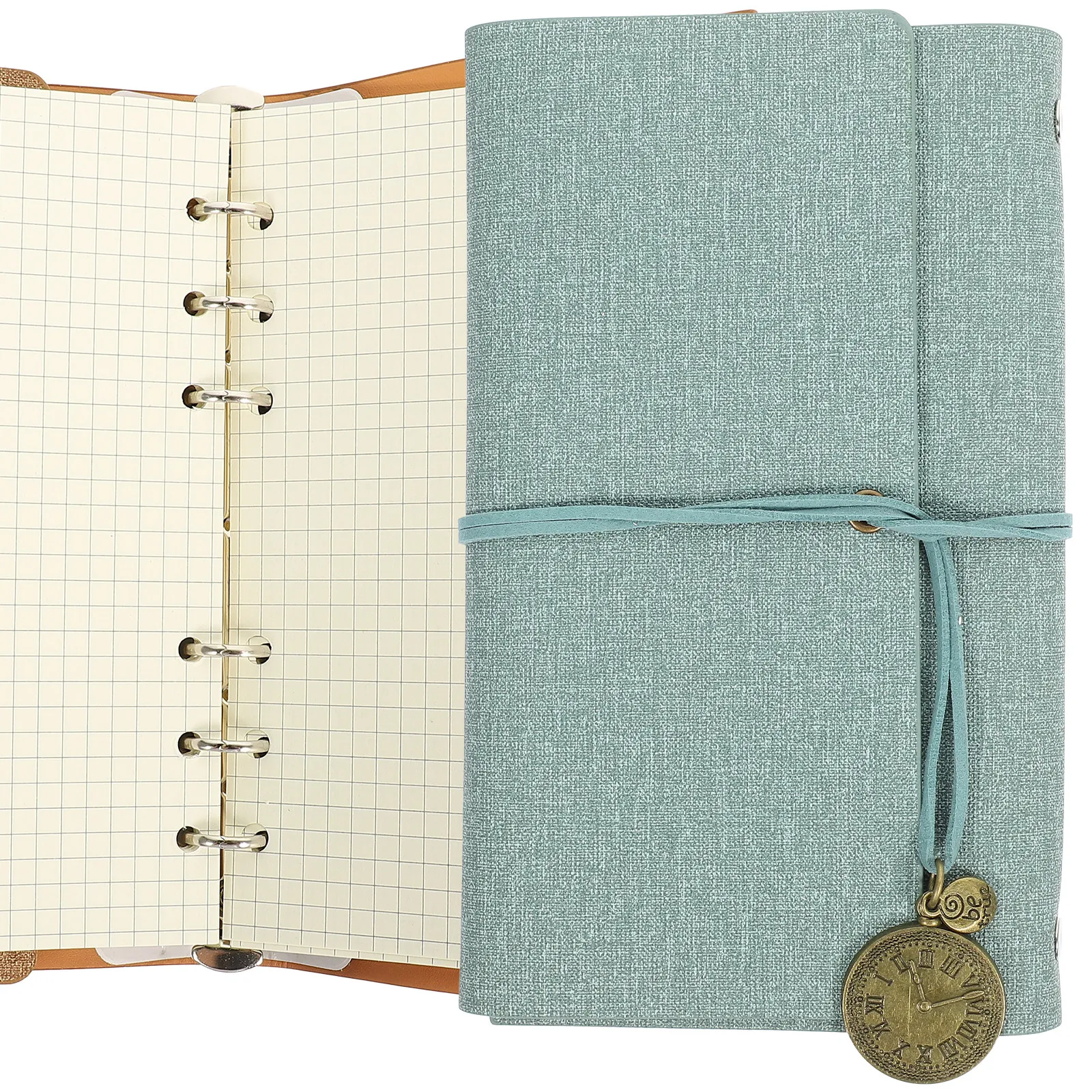 Retro Style Planner Notepad Premium Paper Smooth Writing Portable Compact Size Agenda Notebook for Daily Planning Schedule
