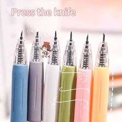 Kawaii Art Utility Knife Pen Knife Cut Stickers Scrapbooking Cutting Tool Express Box Knife School Supplies DIY Craft Supplies