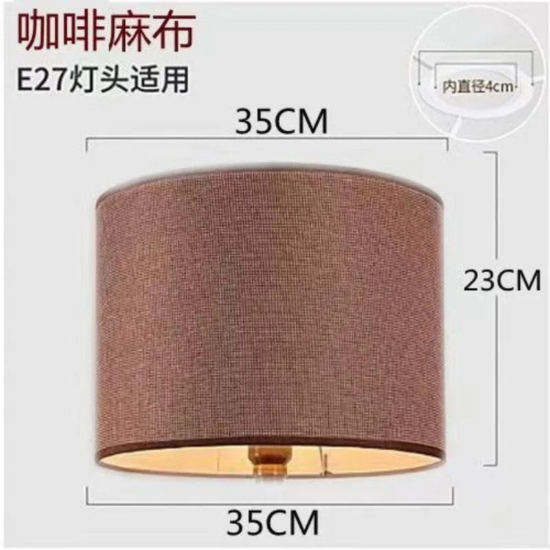 

Абажуры для напольных ламп, 14 дюймов (верх) x 14 дюймов (низ) x 9,2 дюйма (высота), требуется сборка, сменные льняные абажуры для настольных ламп, для цоколя E27.