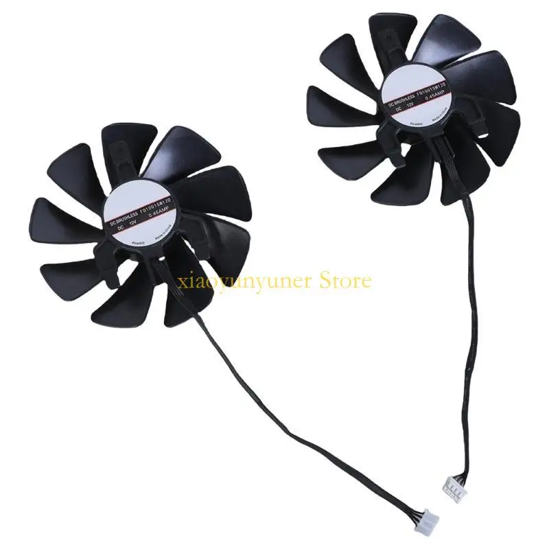 95 мм для RX580 2048SP 8G D5 1630 FD10015M12D 4PIN 12V Вентилятор VGA FAN Card P9JB