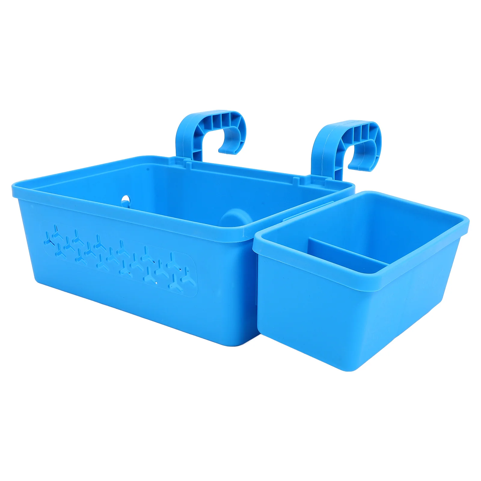 

Pool Hook Storage Basket Hanging Accessory PP Material Durable Design Vertical Storage Garden Edge Spa Pool Area Multi Use Towel