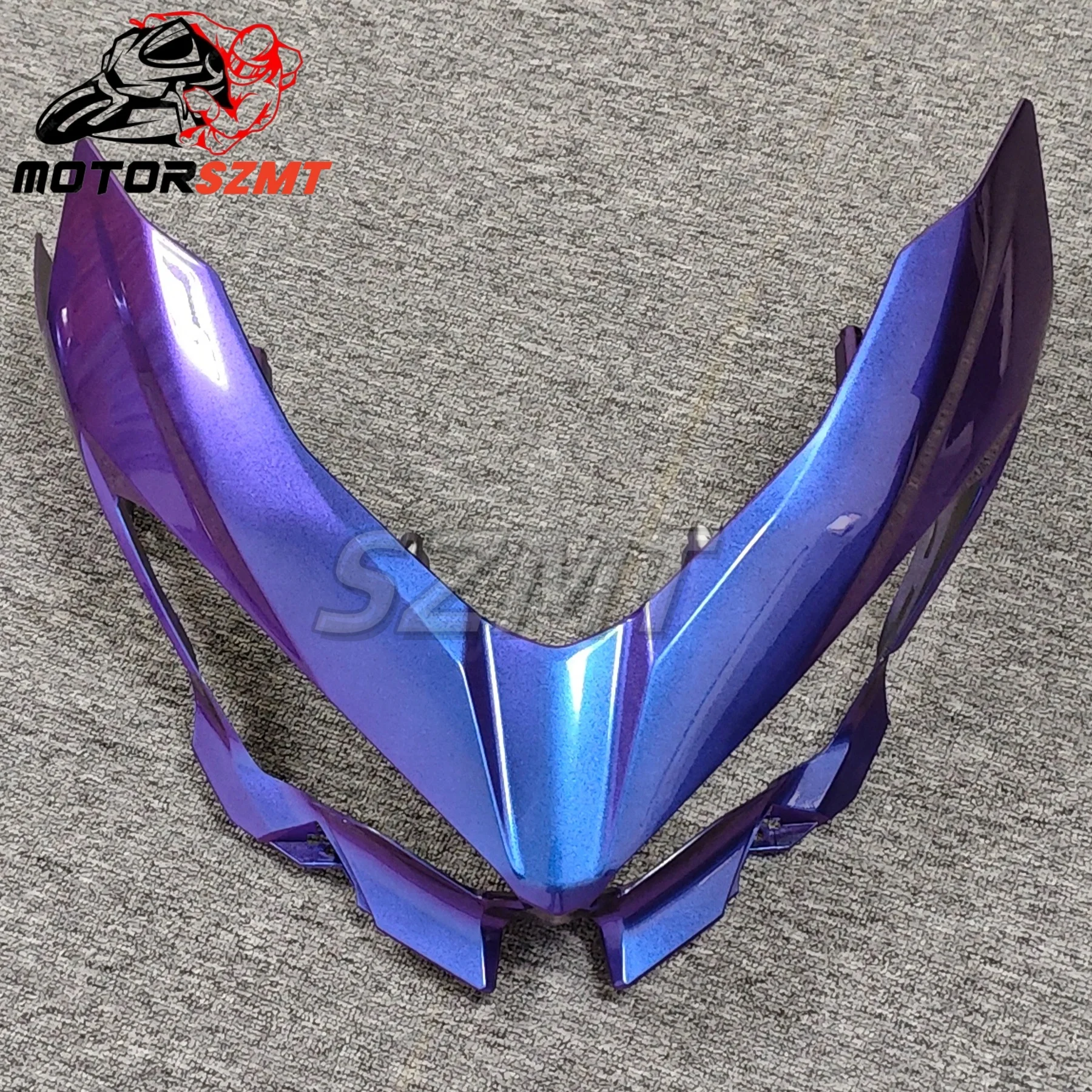 

Front Head Upper Nose Fairing Headlight Deflector Plate Shroud Cover Cowling For Ninja400 2018-2023 2018 2019 2020 2021 2022 23