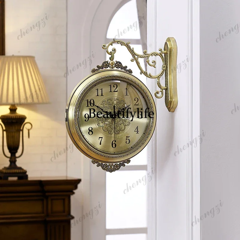 Design Aesthetic Wall Clocks Nordic Luxury Minimalist Restaurant Wall Watch Art Mural