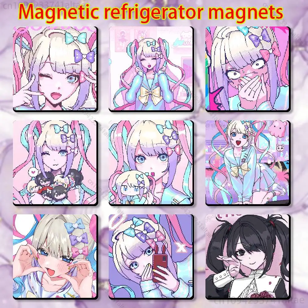 

N-Needy Streamer Overload Sign Fridge Magnets - Creative Miniature DIY Magnetic Decorations for Home Accessories