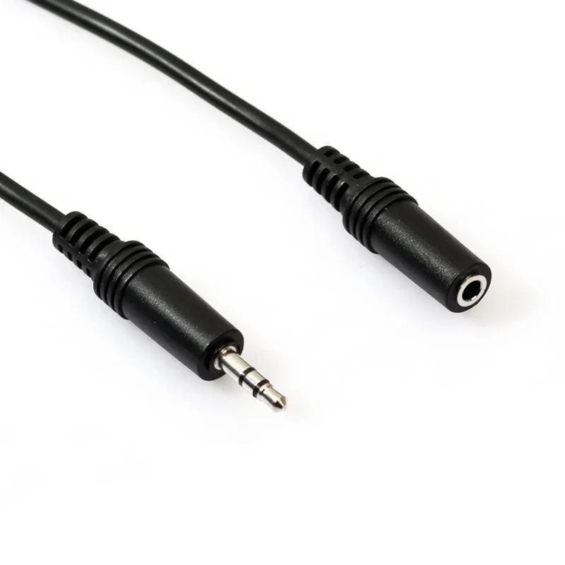 ใหม่0.5/1/2/3เมตร3.5มิลลิเมตรชายกับหญิงเสียงAuxสายหูฟังคอมพิวเตอร์สเตอริโอสายไฟต่อGDeals-15