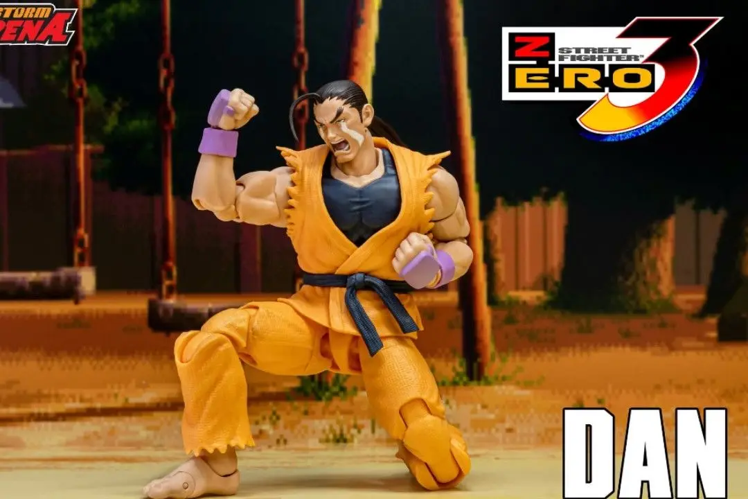 Caja original Storm Arena 1/12 Street Fighter Zero 3 Dan Nash HKCC Edición limitada en stock Figuras de anime Juguetes modelo Regalos