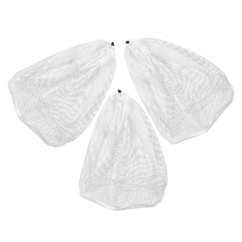 

3pcs Large Laundry Bag Mesh Washing Pouch For Underwear Socks Bras Delicates Clothing Storage Travel Organizer Reusable