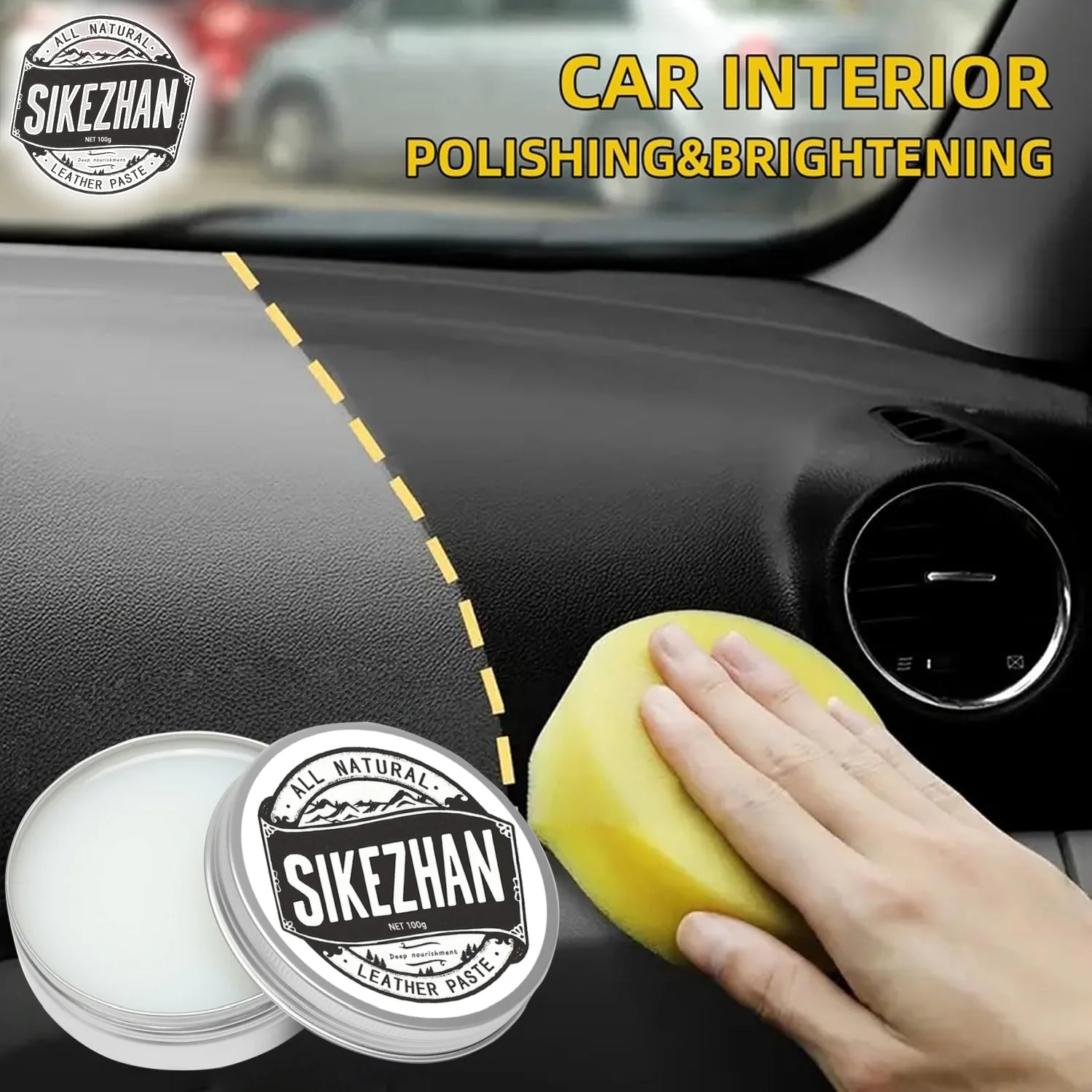 Car Plastic Restorer Back To Black Gloss Auto Interior Leather & Panel Renewal Wax Coating Agent Auto Polish and Repair Coating