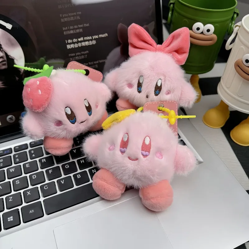 

Kirby Kawaii Game Peripheral Plush Doll Pendant Key Chain Decorative Accessories Key Ring Birthday Gift Toy