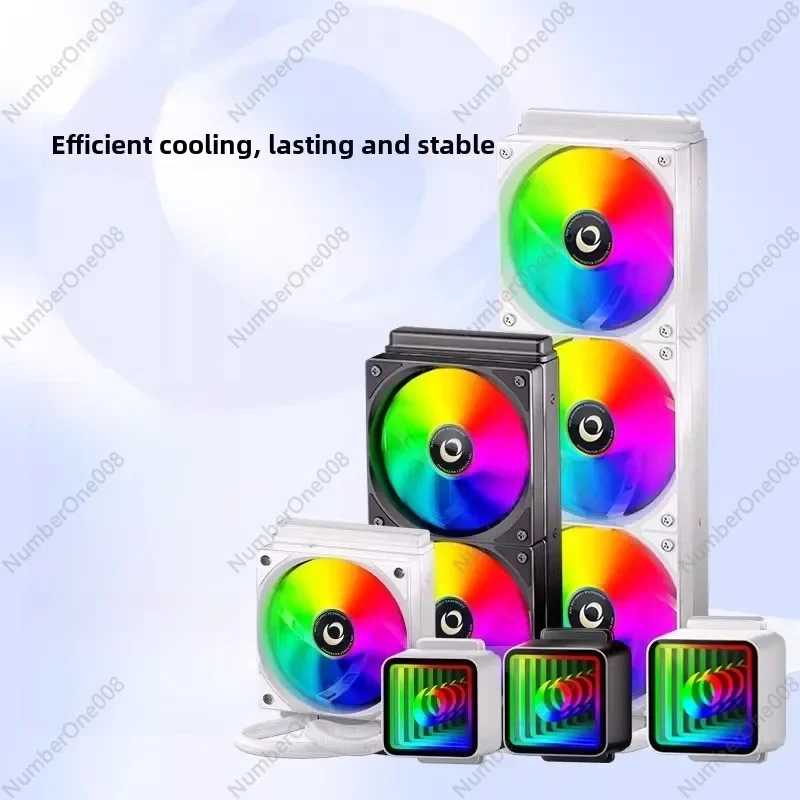 240/360 ARGB AIO CPU Cooler, Easy Install Water Cooling System for AMD Ryzen AM4/AM5, High Efficiency Radiator
