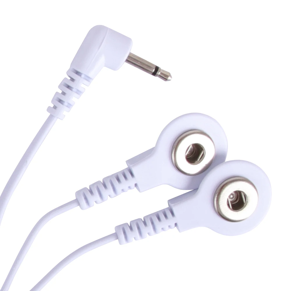 2.5mm Pin Connectors 2/4-Way Lead Wires for Electronic Muscle Stimulator Electrode Pads Connection TENS Unit Massage Lead Wires view 2