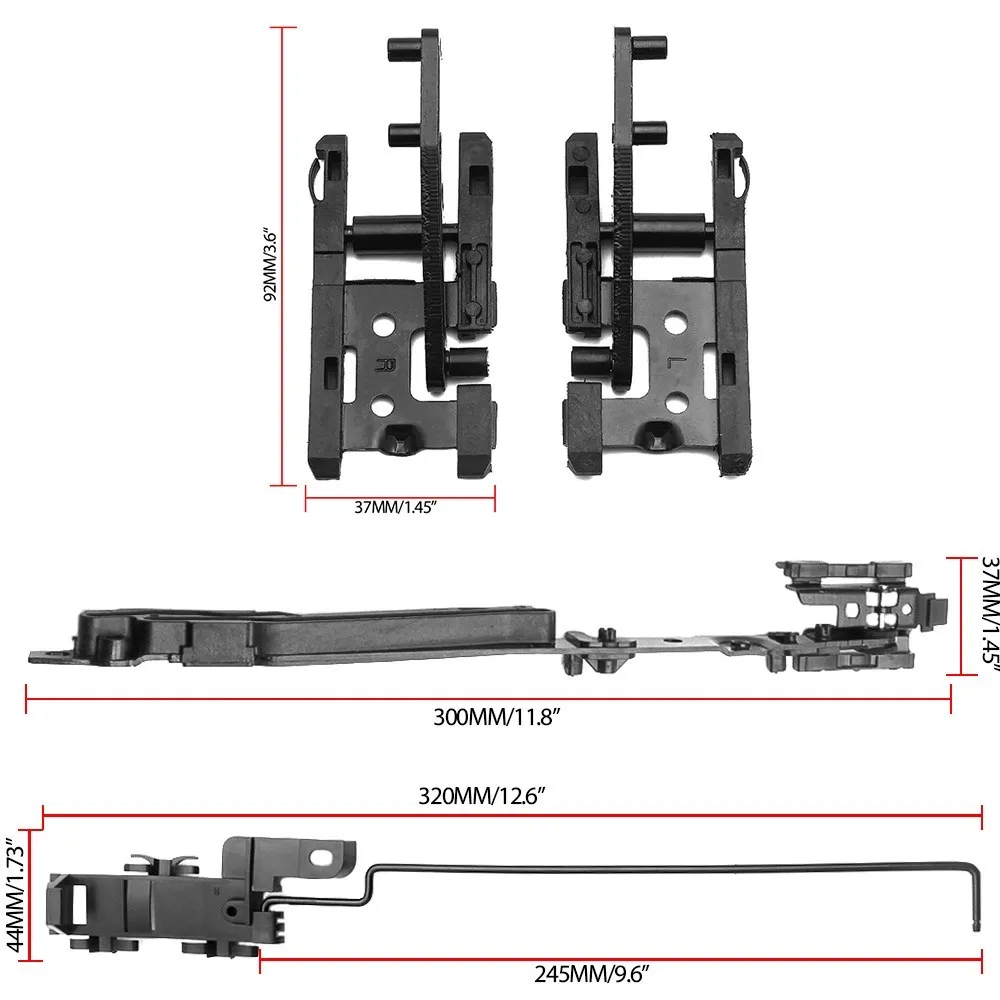 For Navigator 00-17 For Lincoln Mark LT 06-08 For Ford F150 F250 F350 F450 Expedition 00-14 Sunroof Track Assembly Repair Kit