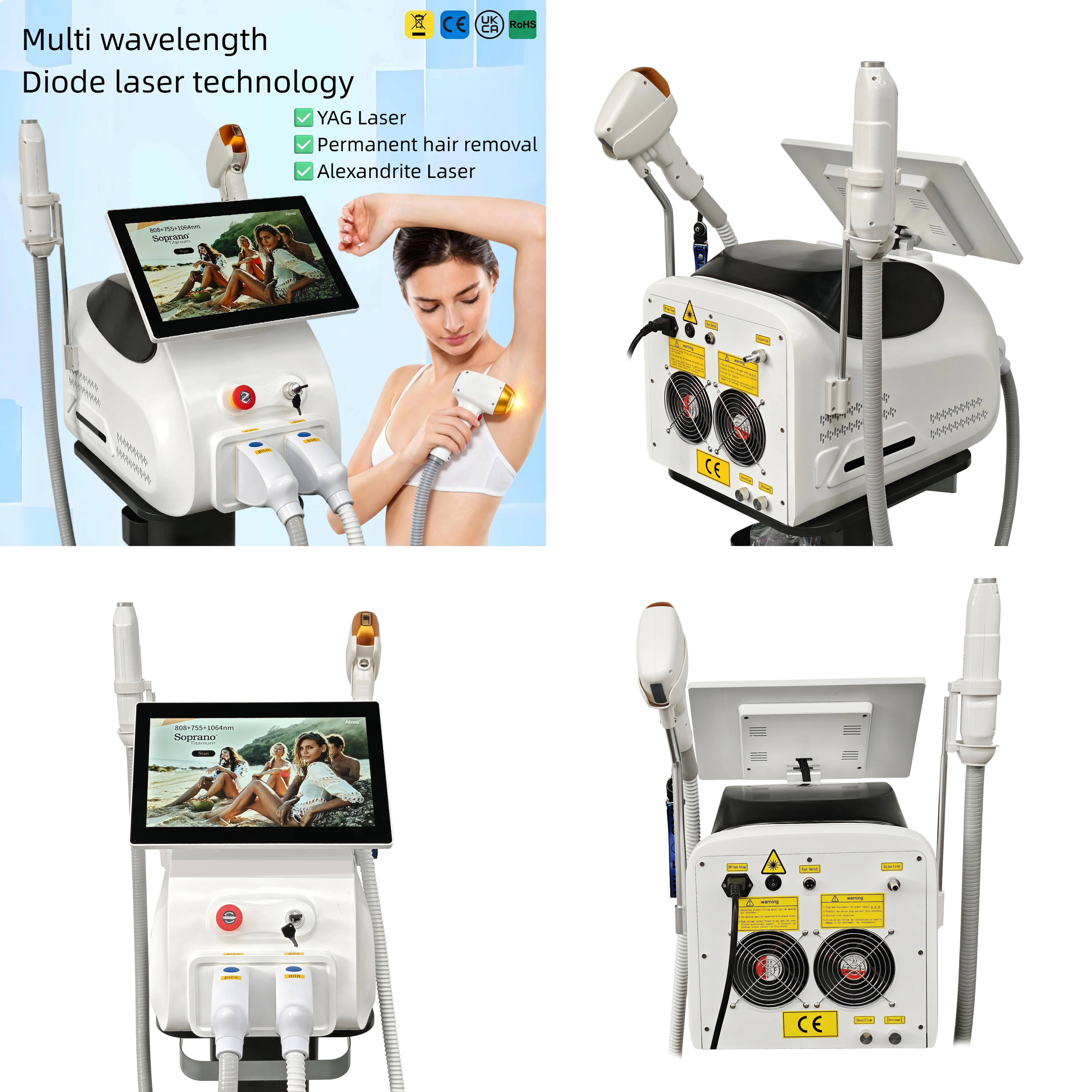Hair Removal Laser Device for Women Men Permanent Painless Epilator Body Bikini Facial