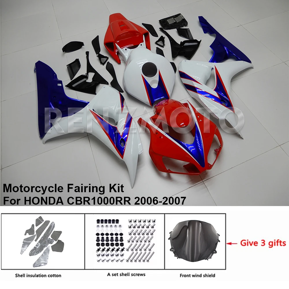 

H1007-103a Motorcycle Fairing Set Body Kit Plastic For HONDA CBR 1000 RR 2006-2007 Accessories ABS Injection Bodywork