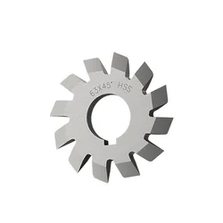 45 60 90 120 Degree Coarse Pitch V-groove HSS Double Angle Milling Cutter