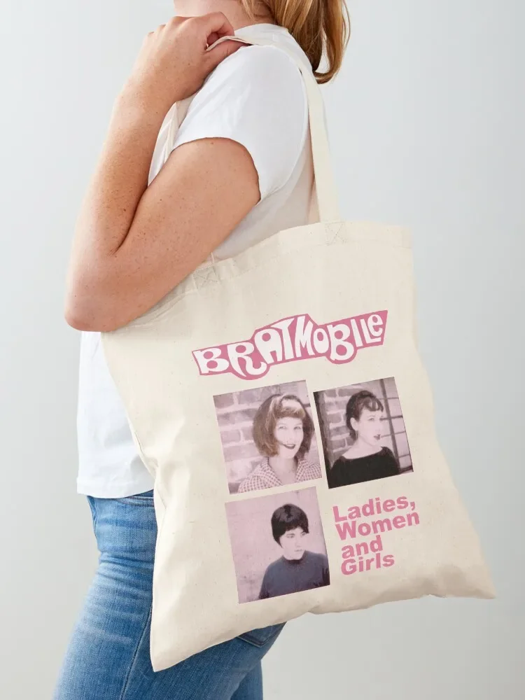 

BRATMOBILE BAND Tote Bag Women bags custom tote bag Fabric bag Women's