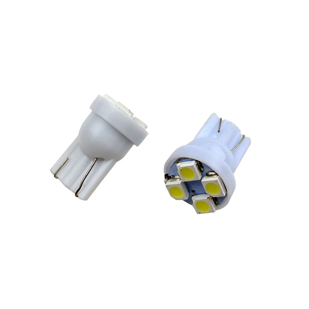 Decorative Led bulb T10-2x4 SMD Led white 12V/laam1171-12 Car Interior and Exterior parts Auto Accessories