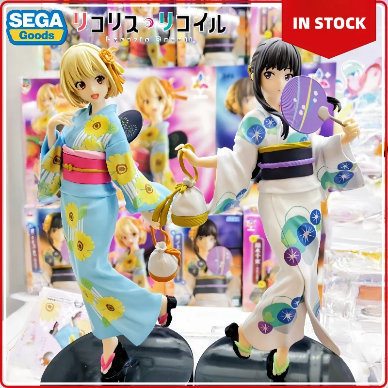 

Sega Luminasta Lycoris Recoil Yukata Version Anime Figure Inoue Takina Nishikigi Chisato Pvc Collectible Figurine Model Toy Gift