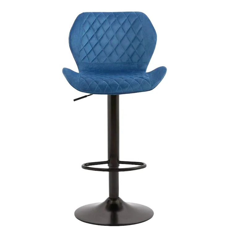 Commercial Swivel-Adjustable Height Bar Stools Wear-Resistant Leather Counter Furniture for Dining Mall Use Living Room Kitchen