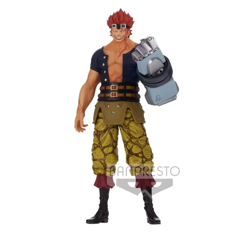 Bandai Original Anime ONE PIECE DXF THE GRANDLINE MEN Eustass Kid Action Figure Toys For Kids Gift Collectible Model