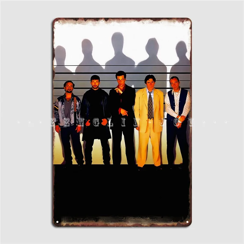 The Usual Suspects Metal Sign Cinema Garage Pub Garage Designing Plaques Tin Sign Poster