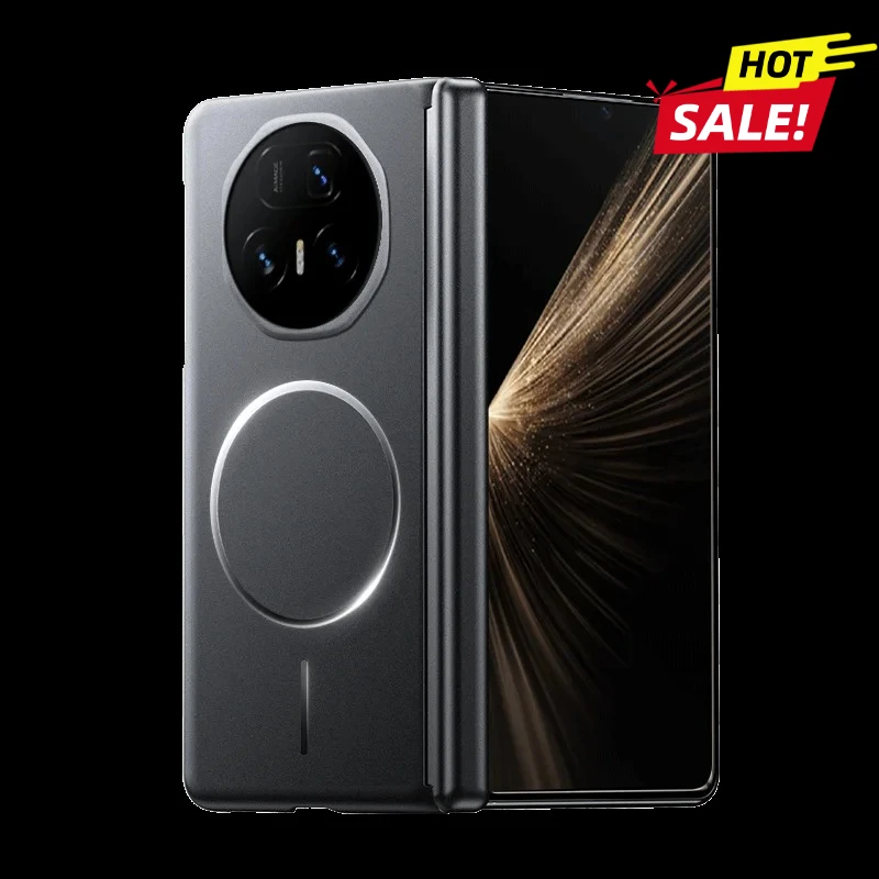 

For Honor Magic V5 Case Luxury Metallic Paint Center Axis Magnetic Folding Back Cover For Honor MagicV5 Shockproof Bumper Funda