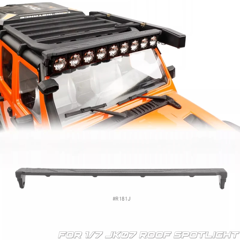 RC Car Roof spotlights dome light guards protective panels protective covers protective covers 1/7 RC Crawler JK07 Pro Parts