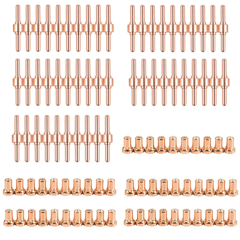 

PT-31 Knife Plasma Cutter Ferramenta Consumables KIT Extended Plasma Nozzles TIPS Fit LGK40 CUT50