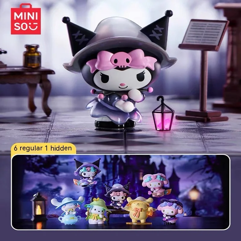 

2024 оригинальные персонажи мультфильмов Sanrio, серия волшебных историй, шторка, детская коробка на удачу, таинственная коробка, игрушка, Рождественский подарок-сюрприз