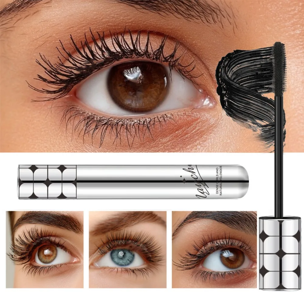 Mascara allungante a prova di sbavature Mascara arricciante a lunga durata senza grumi Allunga le ciglia Mascara volumizzante per il riempimento delle fibre