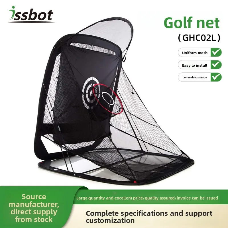 Opvouwbaar golfoefennet Strike Cage Swing Blocking Net Practitioner Draagbare training Meerlaags snijnet