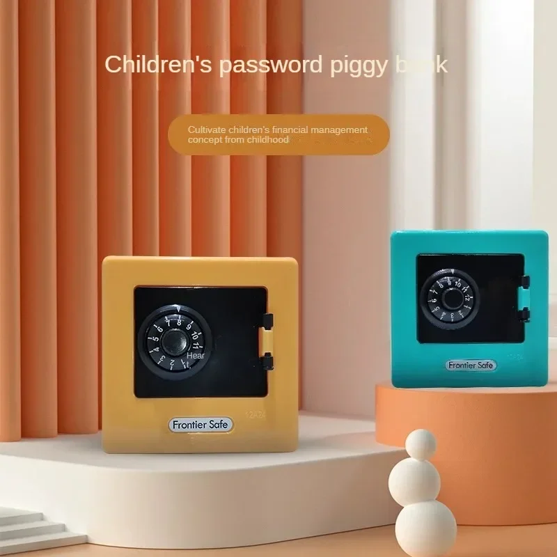 DurableChildren Money Storage Case Simulation Safe Box Coded Lock Coin Cash Saving Storage Box For Children Gifts Household Orna