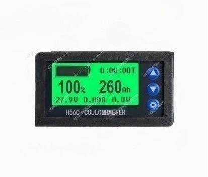 

H56C DC 9-100V 200A Battery Monitor Hall Coulomb Meter Lithium Lead-acid Battery Capacity LCD Display