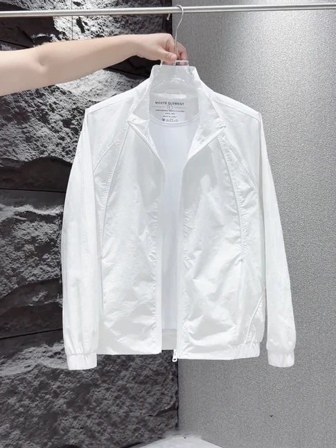 

Мужская повседневная куртка для активного отдыха, осень 2025, новая модная модель, универсальная, простая, свободного кроя, с декоративной молнией, из полиэстера, для молодежи