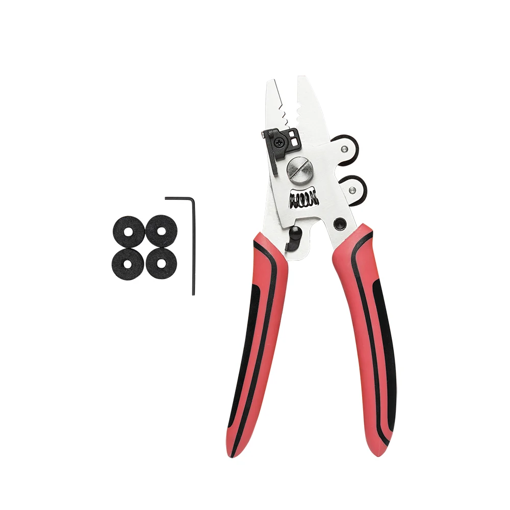 FCST Fiber Optical Stripper Plier 3 Port 8 in 1 Miler Plier for Fusion Splicer FTTH Tool Scissors