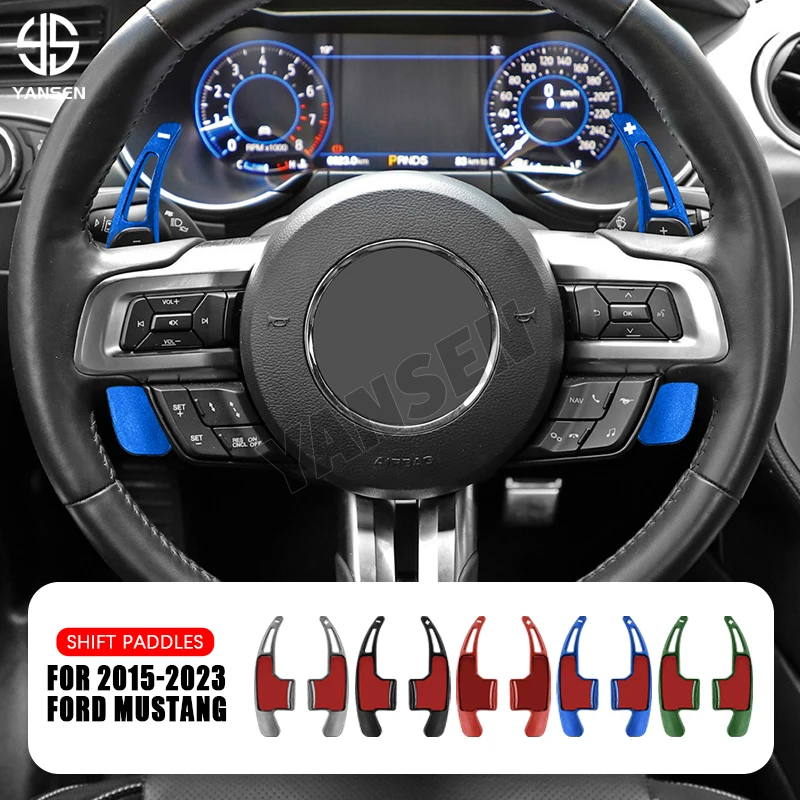 

DSG Gear Shift Paddle For Ford Mustang 2015 2016 2017 2018 2019 2020 2021 2022 2023 Shift Paddle Carbon Fiber Steering Wheel