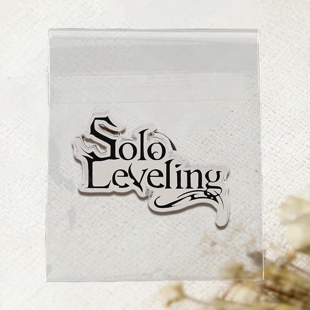 Solo Leveling Logo Emaille-Anstecknadel Sung Jin-Woo Anime-Brosche Metallabzeichen Ore Dake Level Up Na Ken Schmuck Fansammlung Geschenk – Detail 11