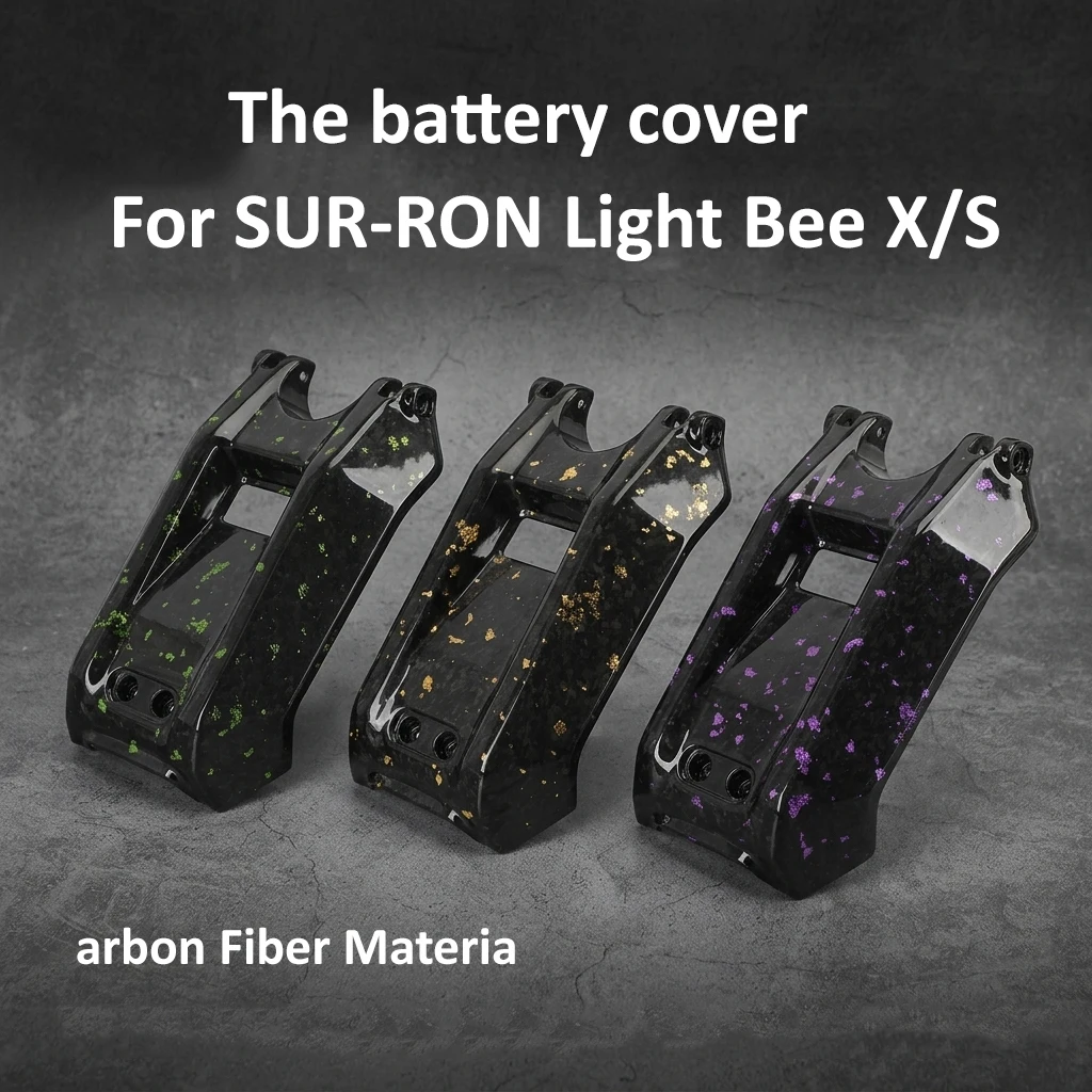

Carbon Fiber Battery Compartment Cover Motorcycle For Sur‑Ron S/X Light Bee Upgrade Accessories Electric Dirt Bike Mod Parts